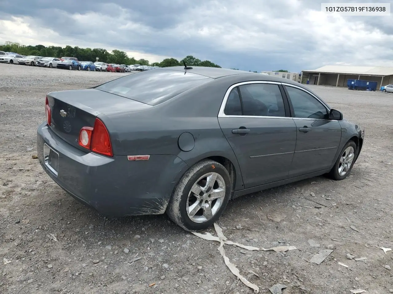 2009 Chevrolet Malibu Ls VIN: 1G1ZG57B19F136938 Lot: 55849425