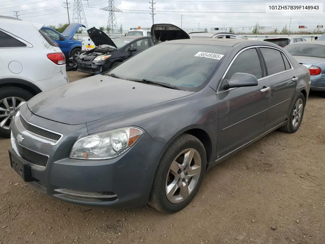 2009 Chevrolet Malibu 1Lt VIN: 1G1ZH57B39F148943 Lot: 56549365
