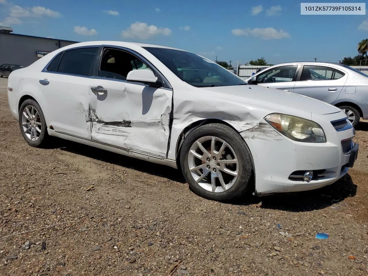 2009 Chevrolet Malibu Ltz VIN: 1G1ZK57739F105314 Lot: 61207285