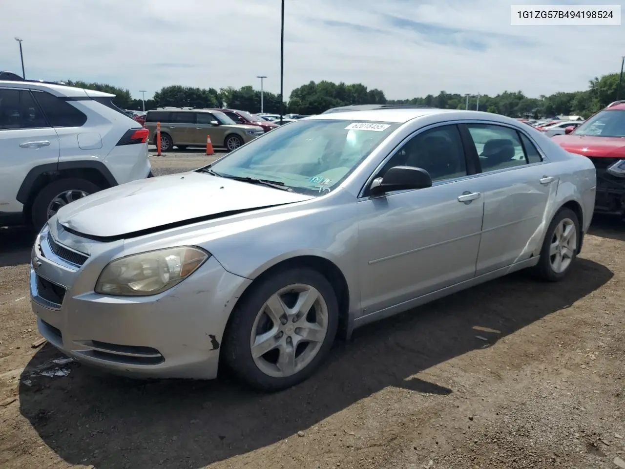 2009 Chevrolet Malibu Ls VIN: 1G1ZG57B494198524 Lot: 62018455
