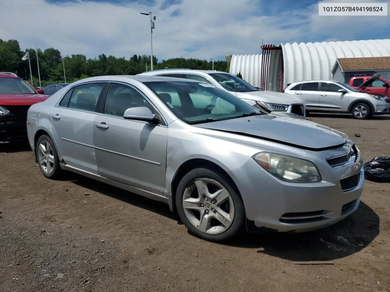 2009 Chevrolet Malibu Ls VIN: 1G1ZG57B494198524 Lot: 62018455