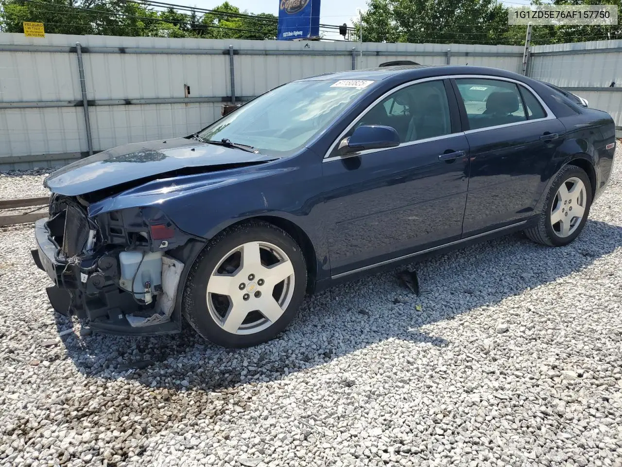 2010 Chevrolet Malibu 2Lt VIN: 1G1ZD5E76AF157750 Lot: 61180825