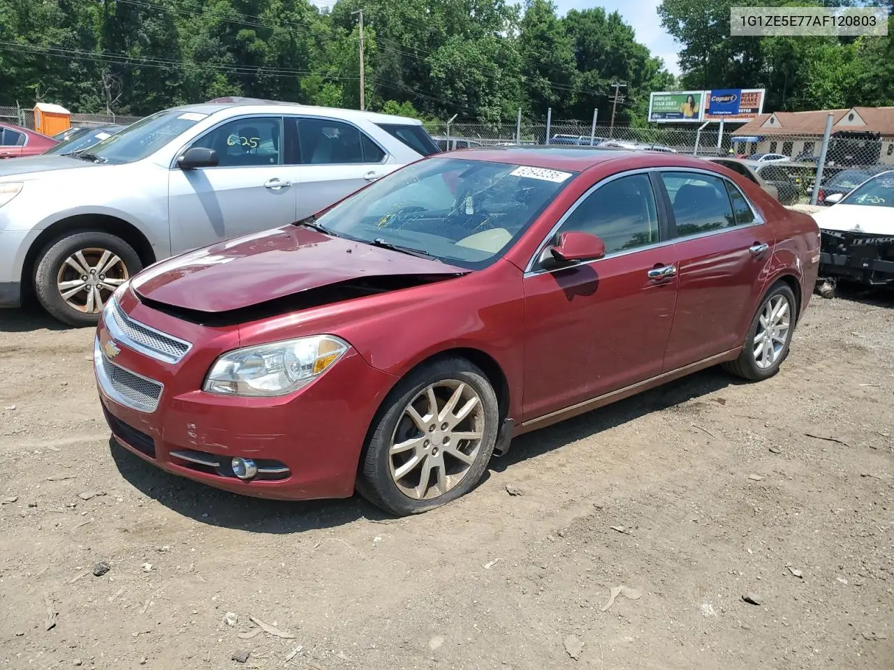 2010 Chevrolet Malibu Ltz VIN: 1G1ZE5E77AF120803 Lot: 62643235