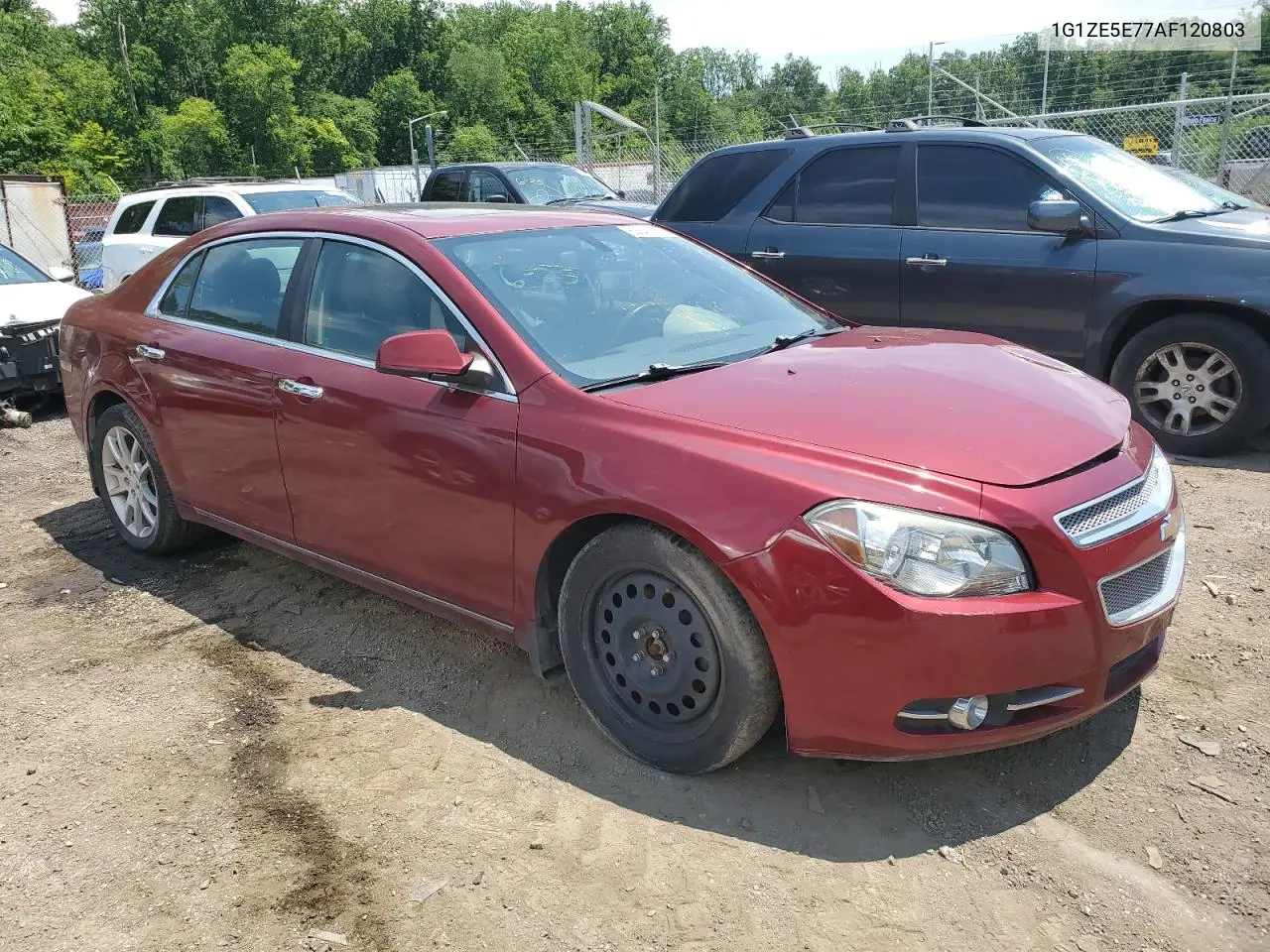 2010 Chevrolet Malibu Ltz VIN: 1G1ZE5E77AF120803 Lot: 62643235