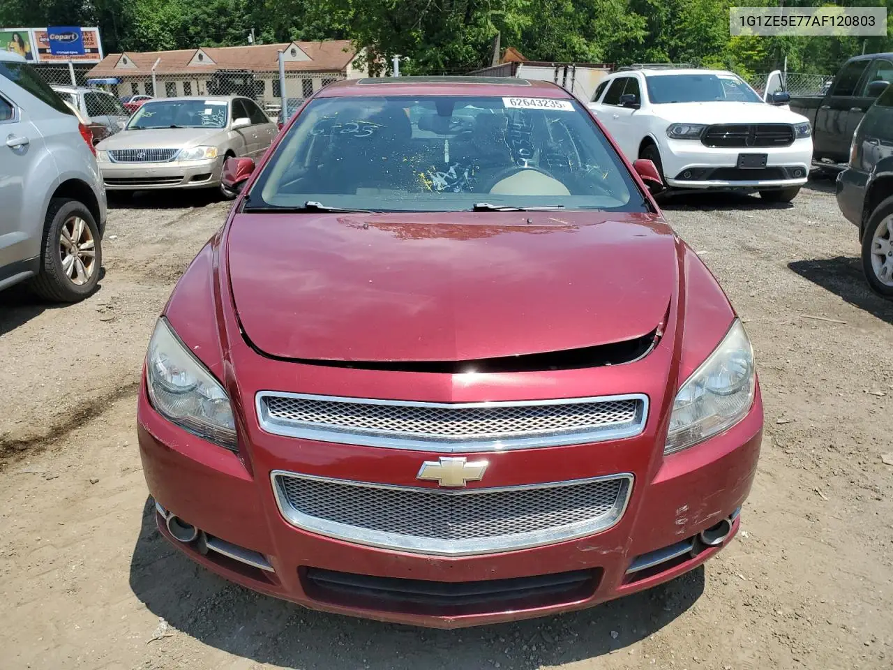 2010 Chevrolet Malibu Ltz VIN: 1G1ZE5E77AF120803 Lot: 62643235