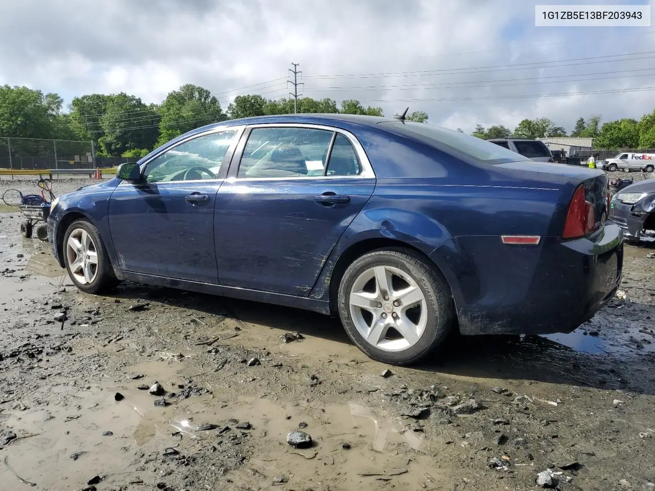 2011 Chevrolet Malibu Ls VIN: 1G1ZB5E13BF203943 Lot: 57109045