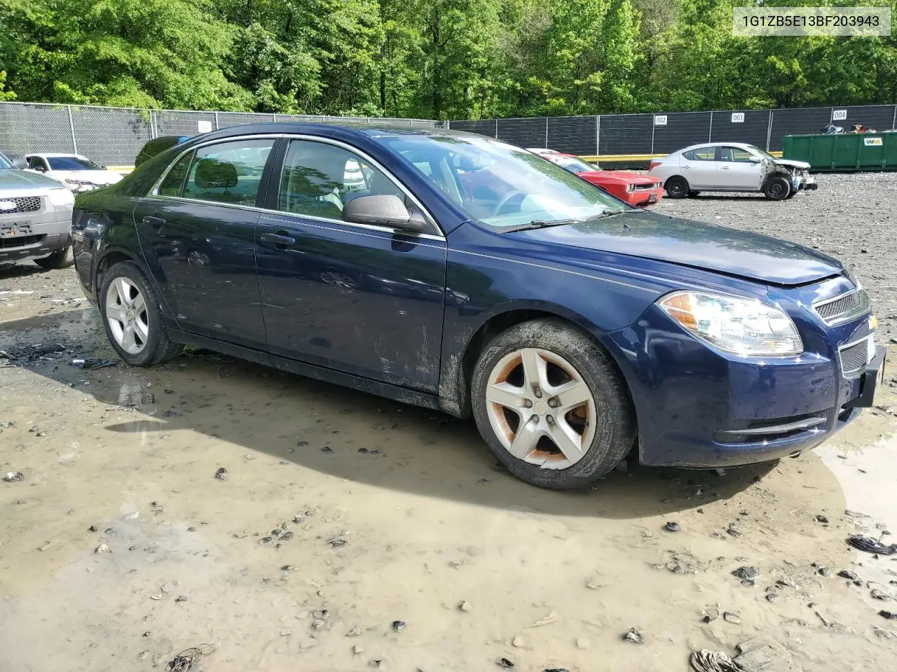 2011 Chevrolet Malibu Ls VIN: 1G1ZB5E13BF203943 Lot: 57109045