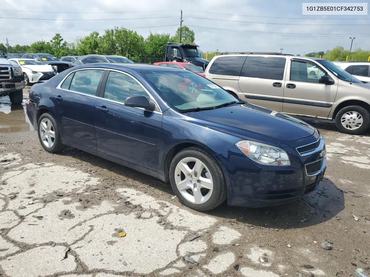 2012 Chevrolet Malibu Ls VIN: 1G1ZB5E01CF342753 Lot: 55760495