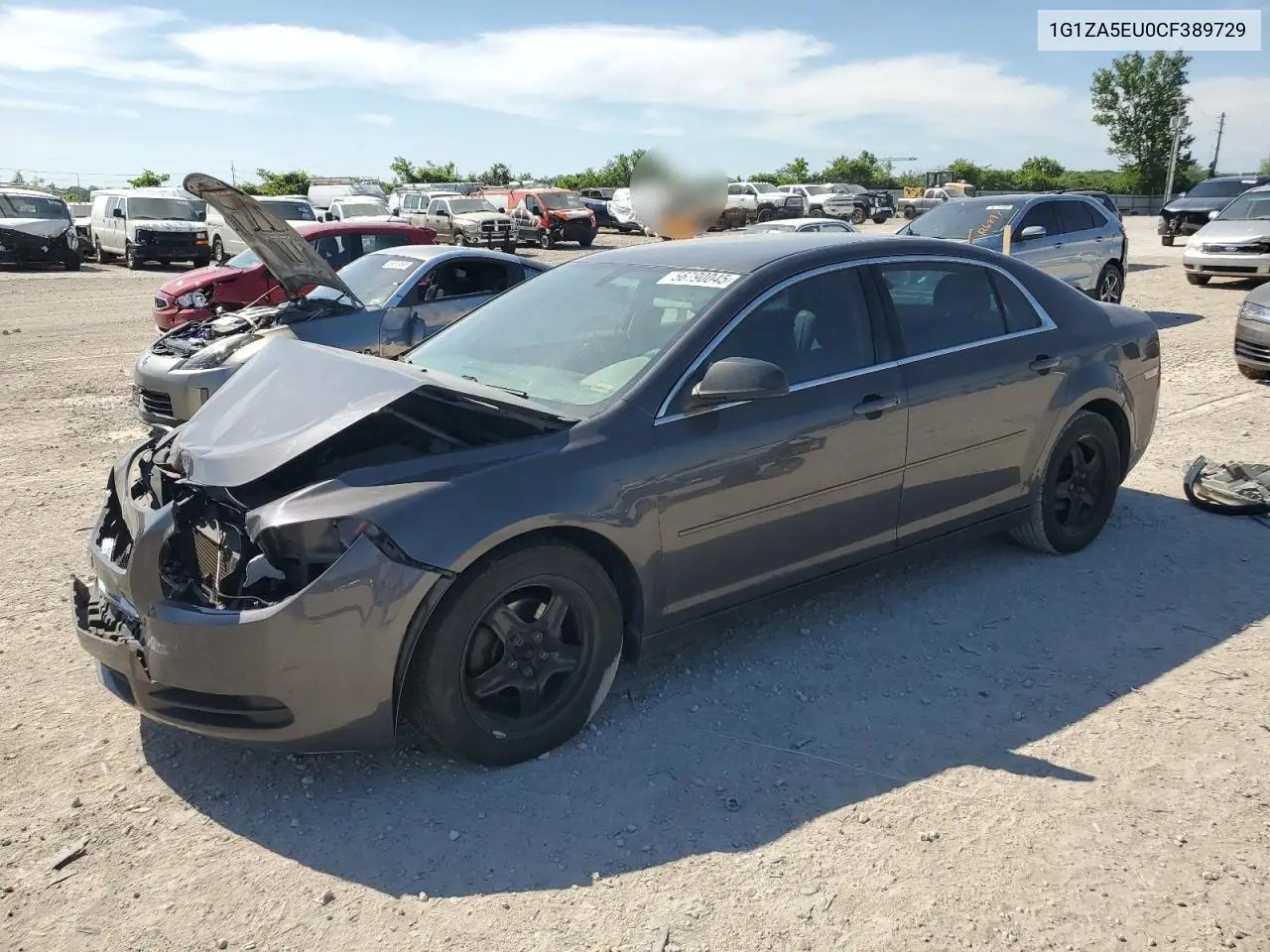 1g1za5eu0cf389729 1G1ZA5EU0CF389729 2012 Chevrolet Malibu Ls