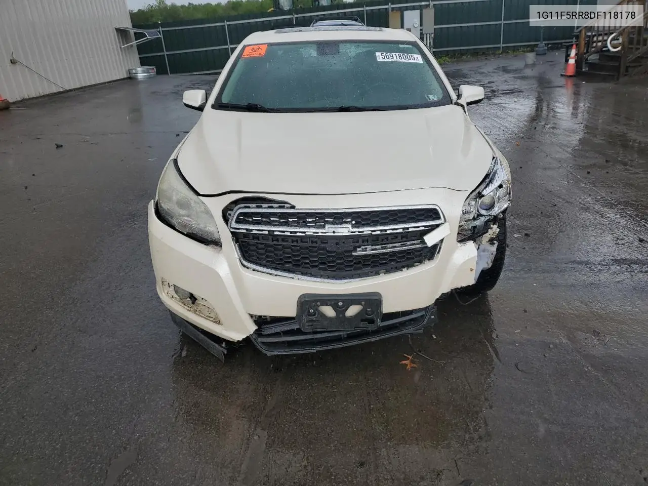 2013 Chevrolet Malibu 2Lt VIN: 1G11F5RR8DF118178 Lot: 56918005