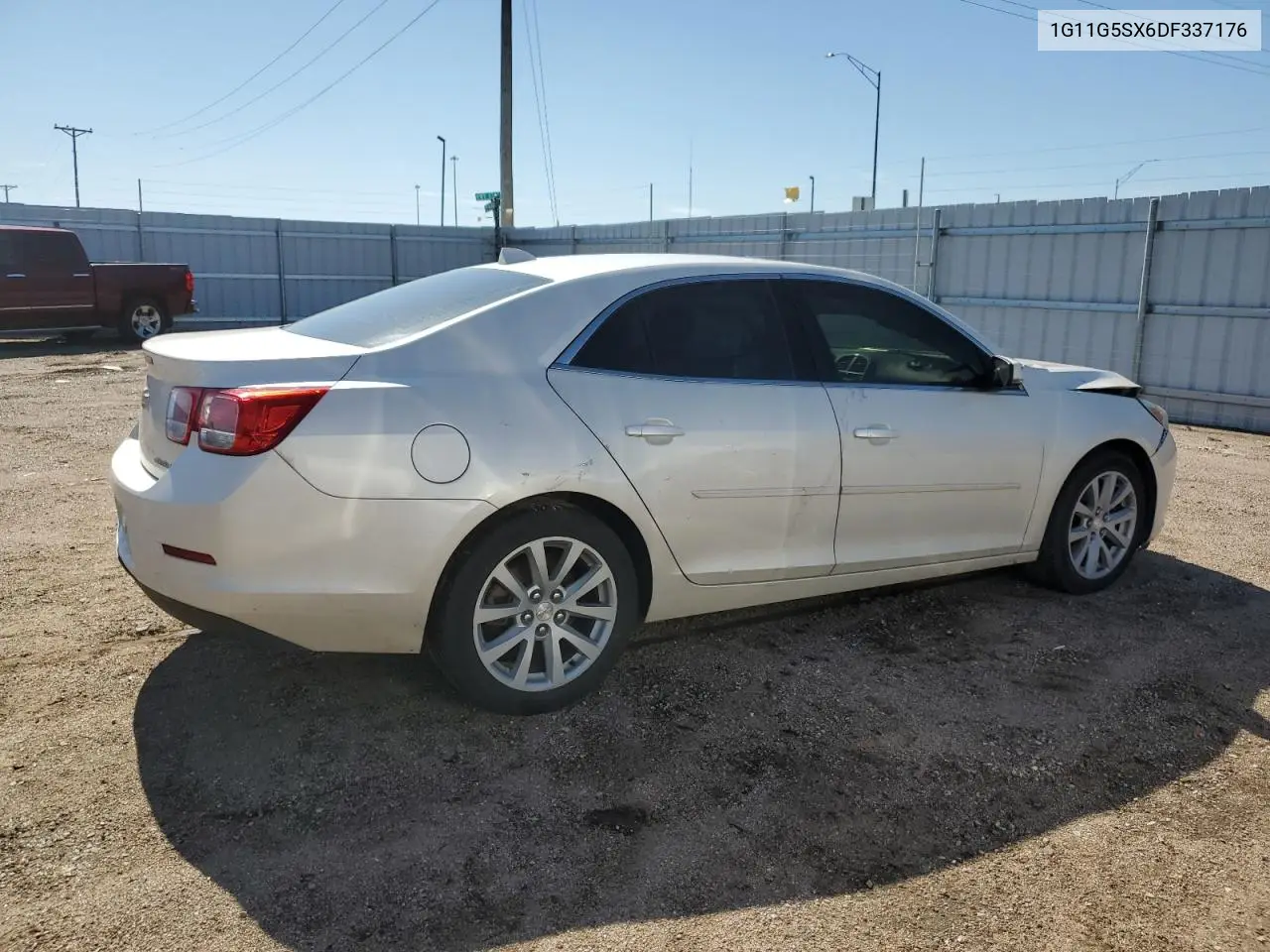 2013 Chevrolet Malibu 3Lt VIN: 1G11G5SX6DF337176 Lot: 62332995