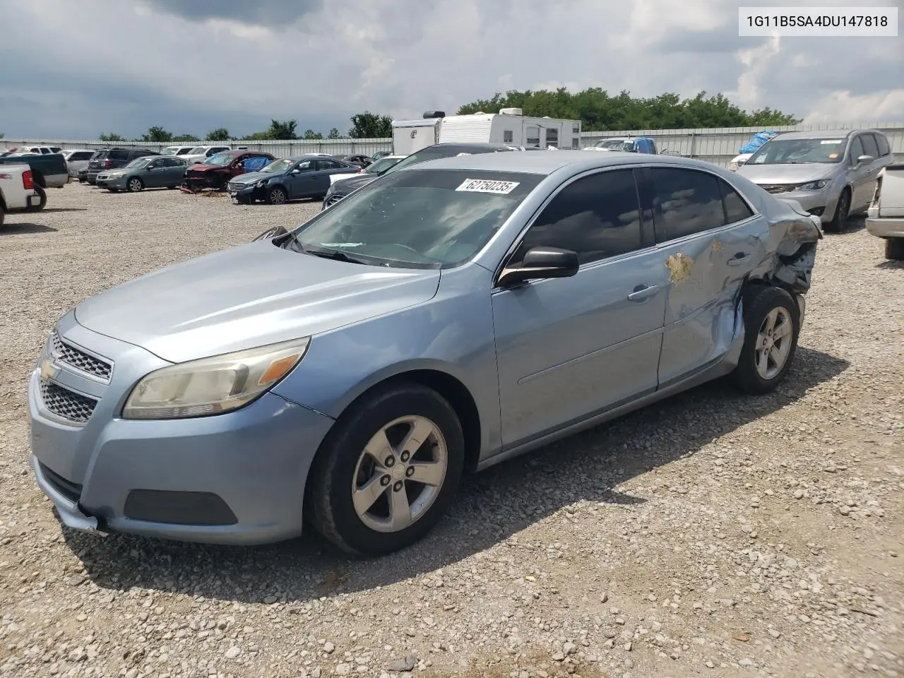 2013 Chevrolet Malibu Ls VIN: 1G11B5SA4DU147818 Lot: 62750235