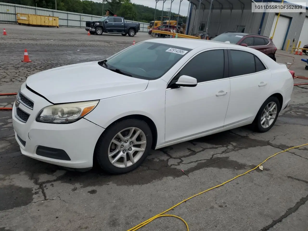 2013 Chevrolet Malibu 1Lt VIN: 1G11D5SR1DF352839 Lot: 62914395