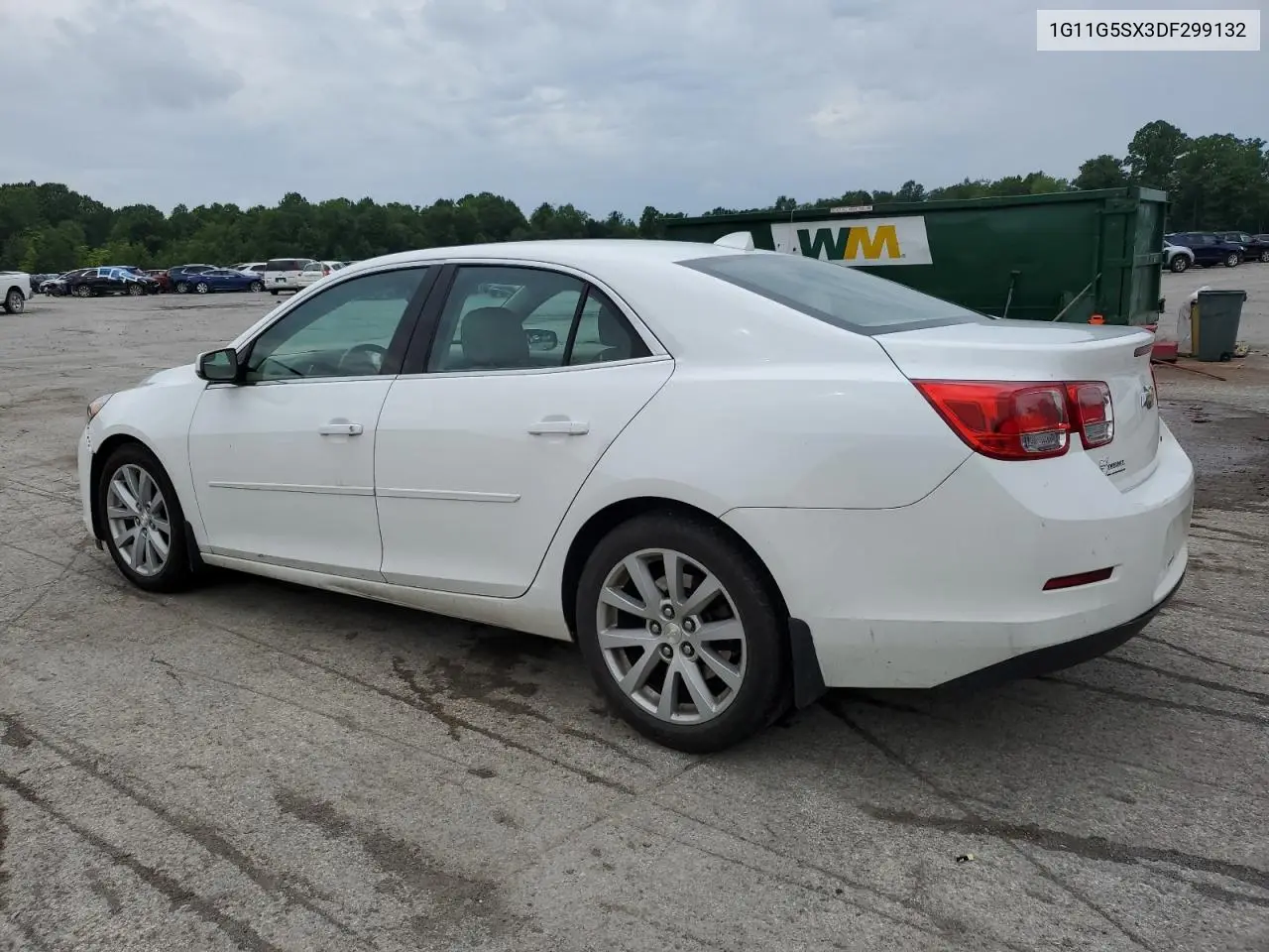 2013 Chevrolet Malibu 3Lt VIN: 1G11G5SX3DF299132 Lot: 63158025