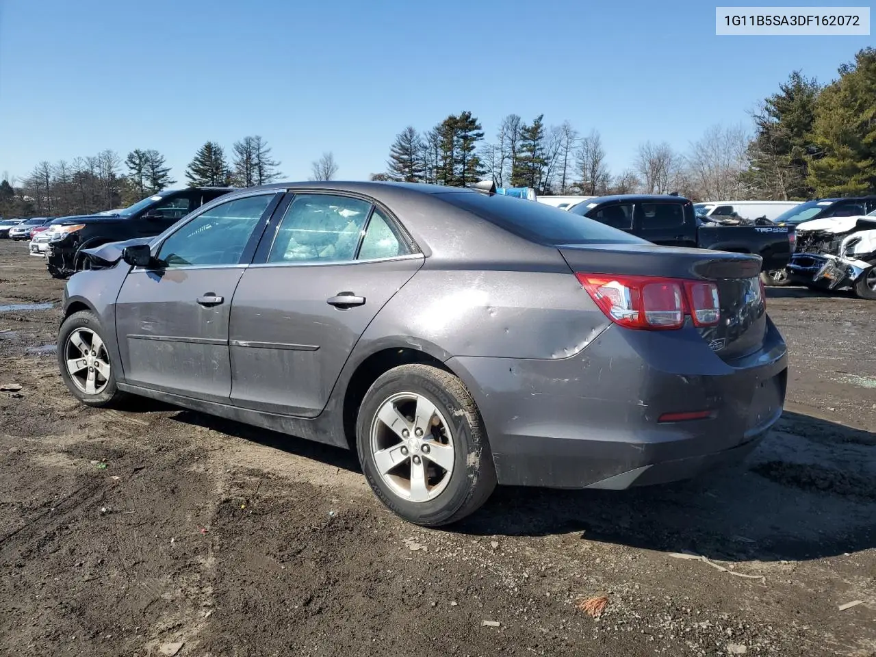 2013 Chevrolet Malibu Ls VIN: 1G11B5SA3DF162072 Lot: 63253755