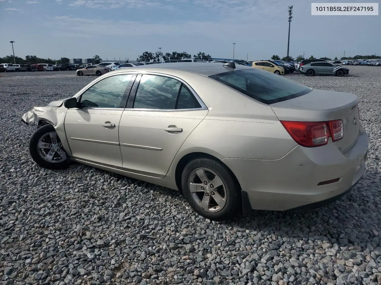 2014 Chevrolet Malibu Ls VIN: 1G11B5SL2EF247195 Lot: 62650425