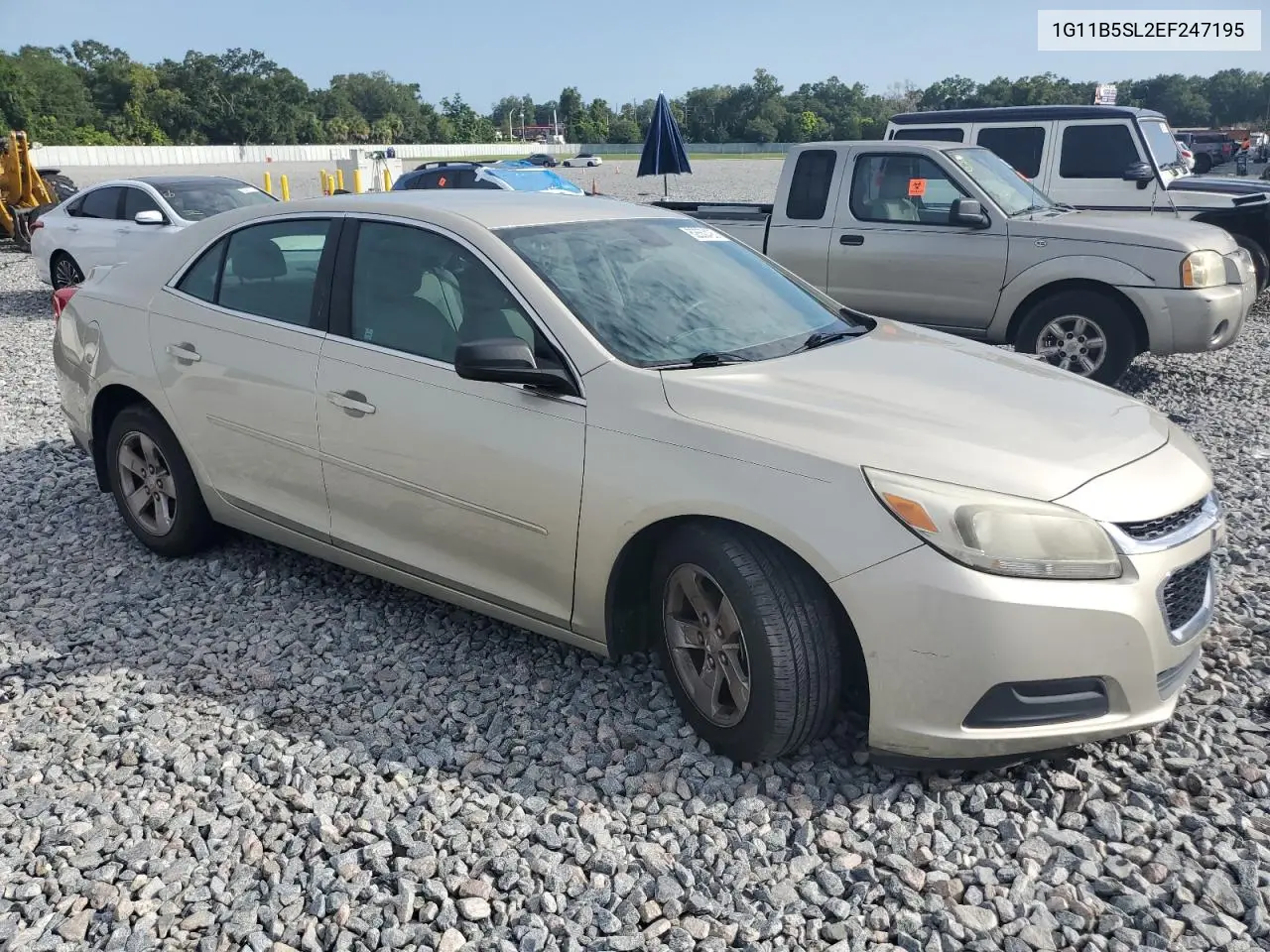 2014 Chevrolet Malibu Ls VIN: 1G11B5SL2EF247195 Lot: 62650425