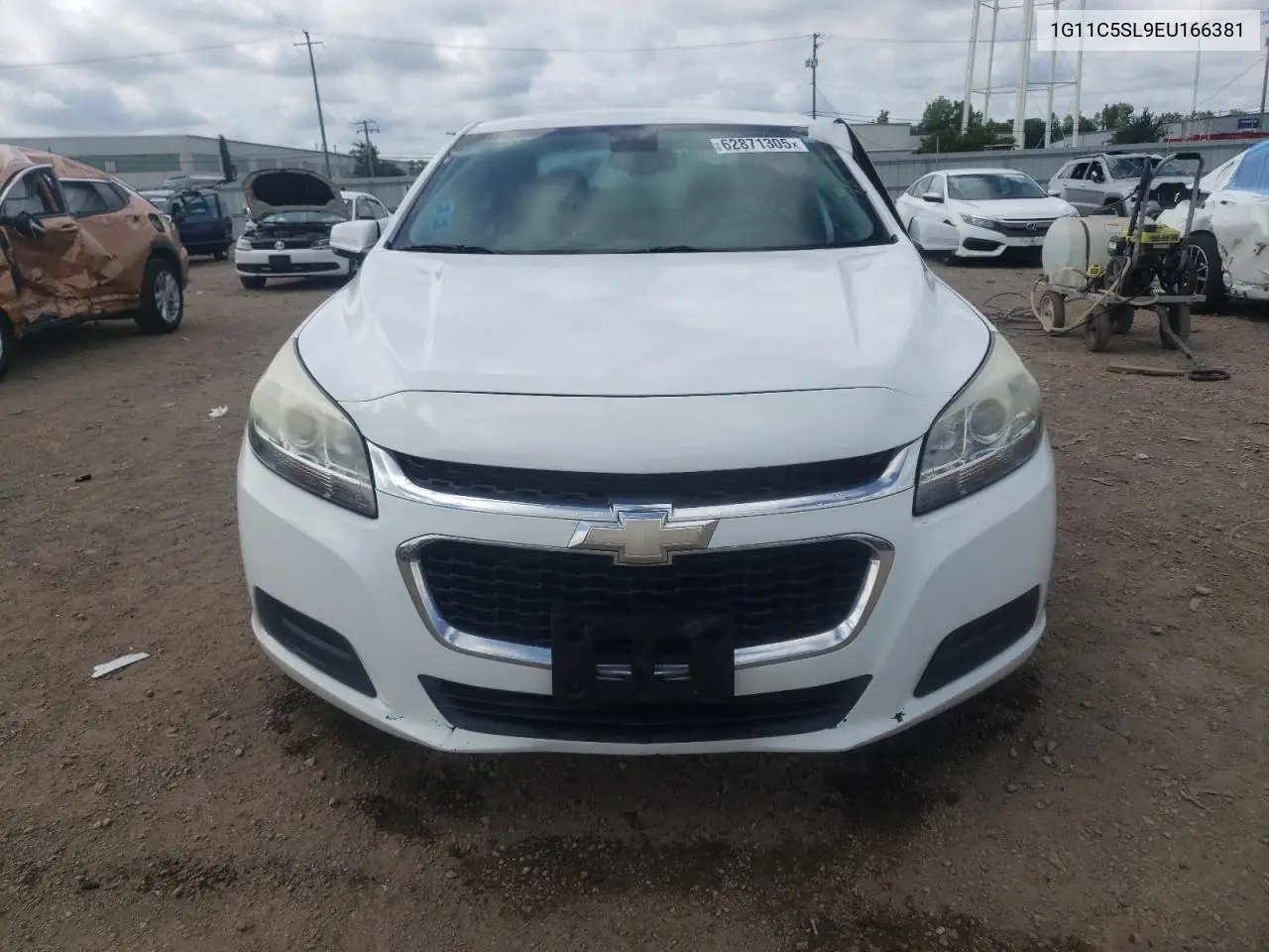 2014 Chevrolet Malibu 1Lt VIN: 1G11C5SL9EU166381 Lot: 62871305