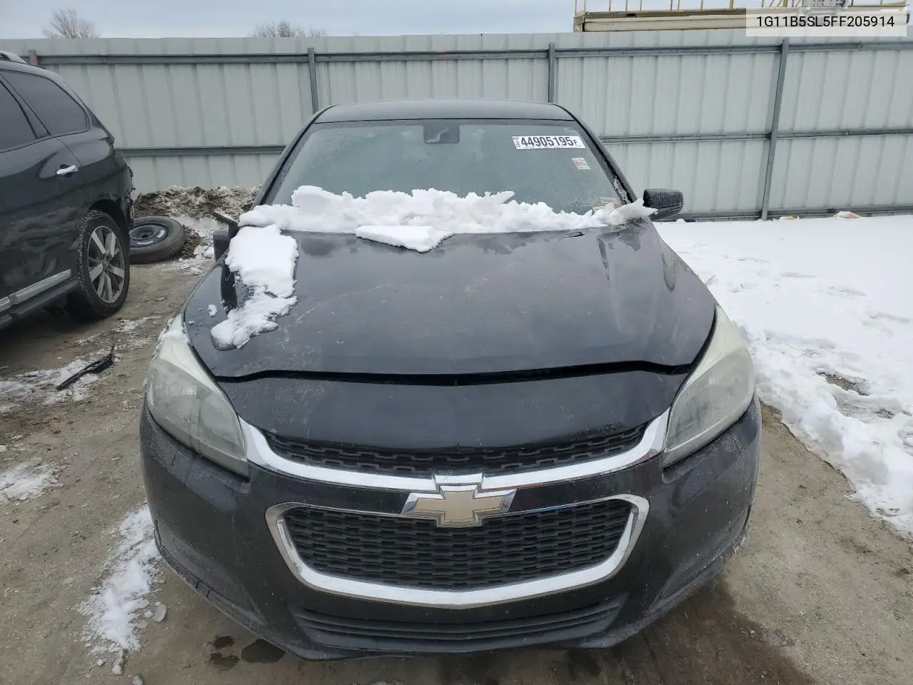 2015 Chevrolet Malibu Ls VIN: 1G11B5SL5FF205914 Lot: 44905195