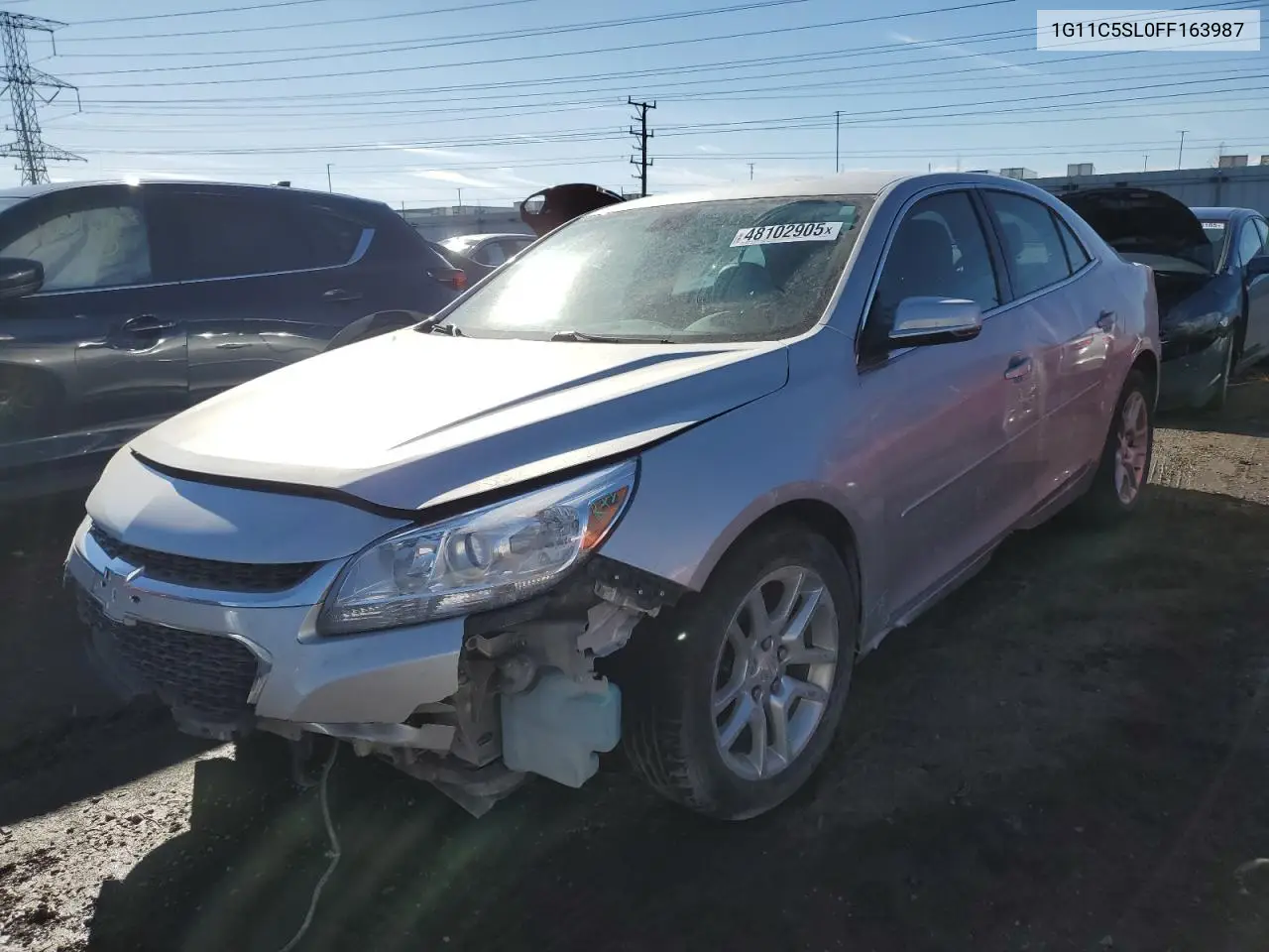2015 Chevrolet Malibu 1Lt VIN: 1G11C5SL0FF163987 Lot: 48102905