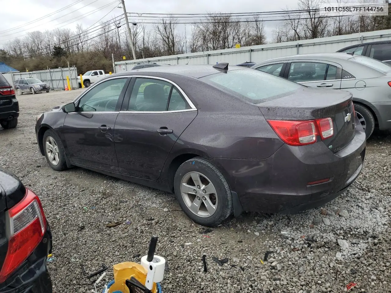 2015 Chevrolet Malibu 1Lt VIN: 1G11C5SL7FF144756 Lot: 49767975