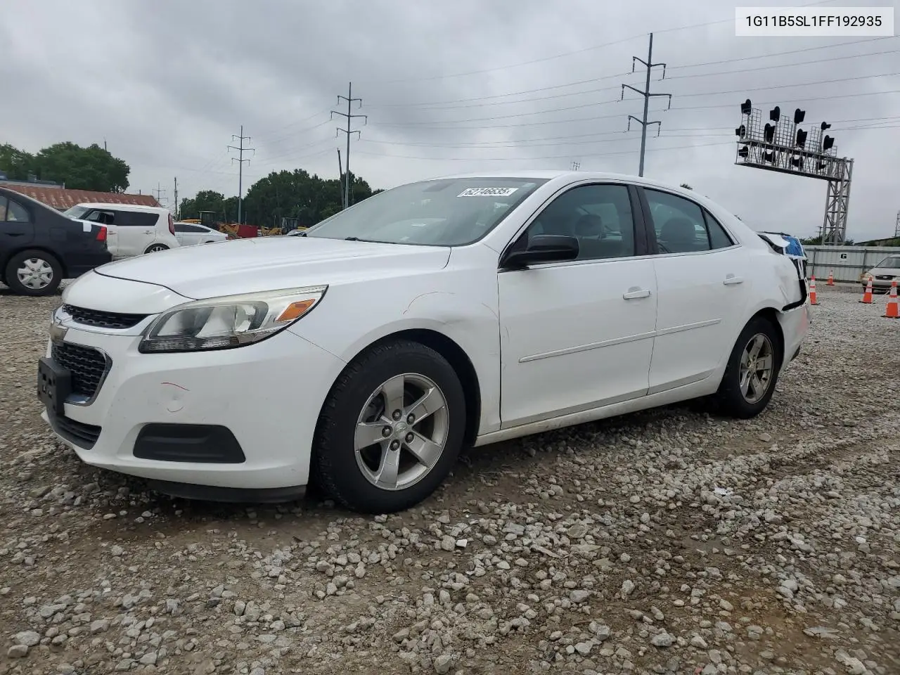 2015 Chevrolet Malibu Ls VIN: 1G11B5SL1FF192935 Lot: 62746635