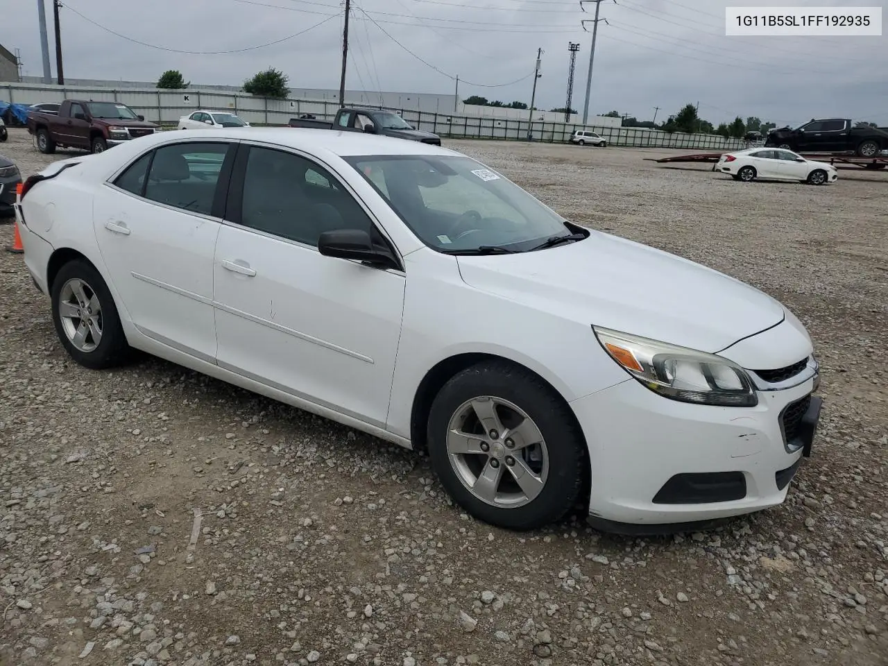 2015 Chevrolet Malibu Ls VIN: 1G11B5SL1FF192935 Lot: 62746635