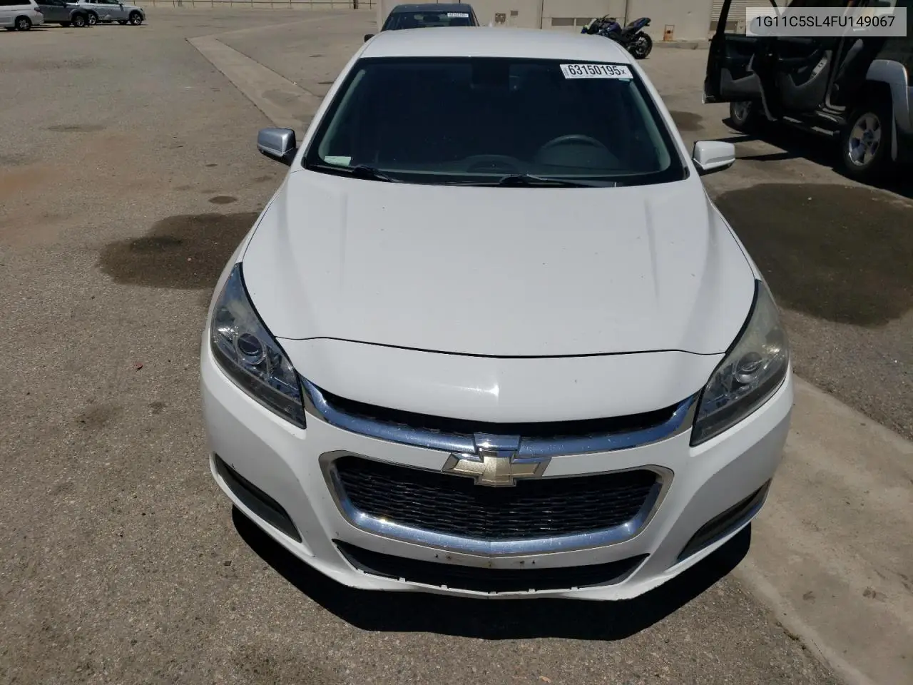 2015 Chevrolet Malibu 1Lt VIN: 1G11C5SL4FU149067 Lot: 63150195
