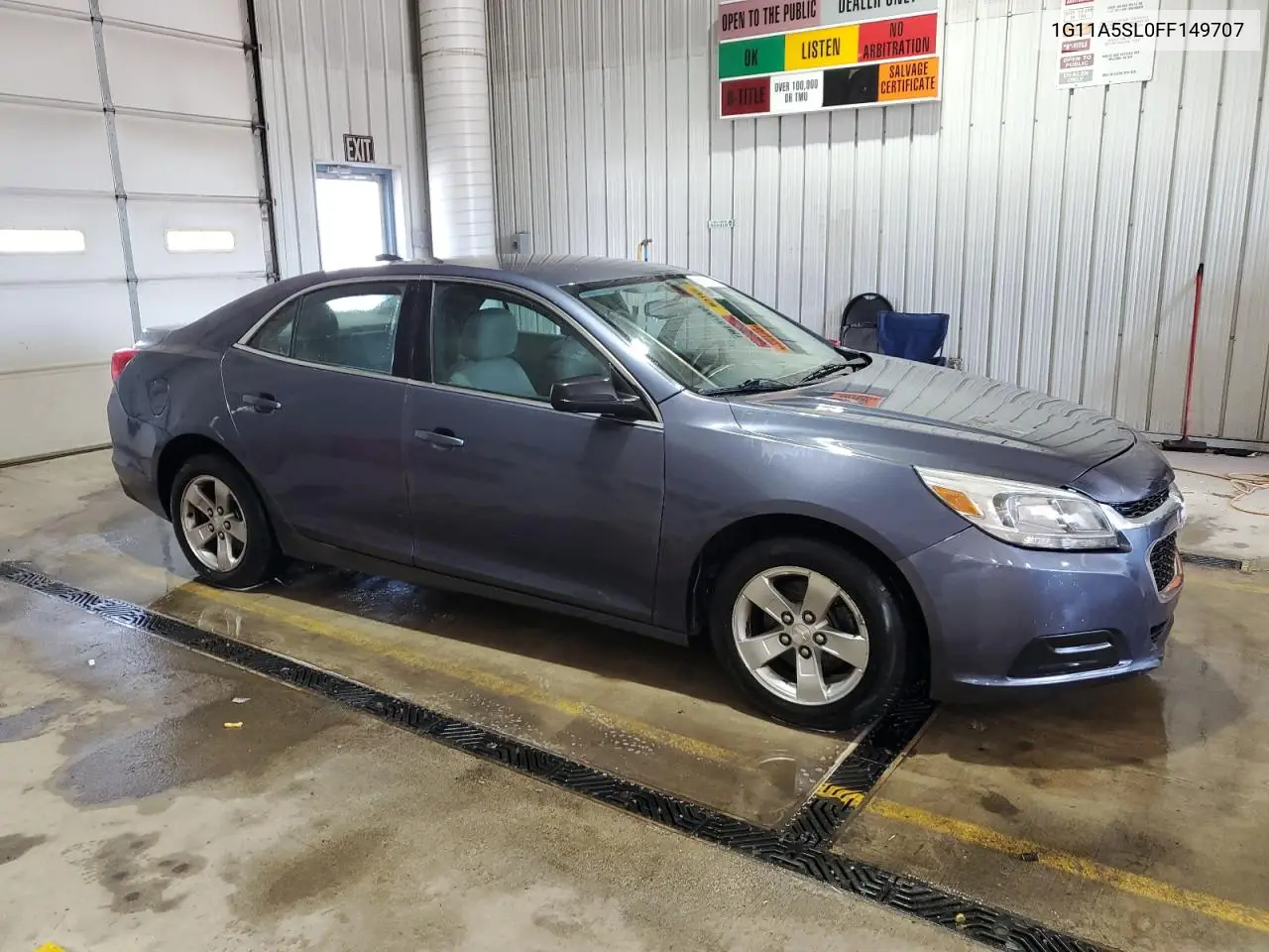2015 Chevrolet Malibu Ls VIN: 1G11A5SL0FF149707 Lot: 65582295