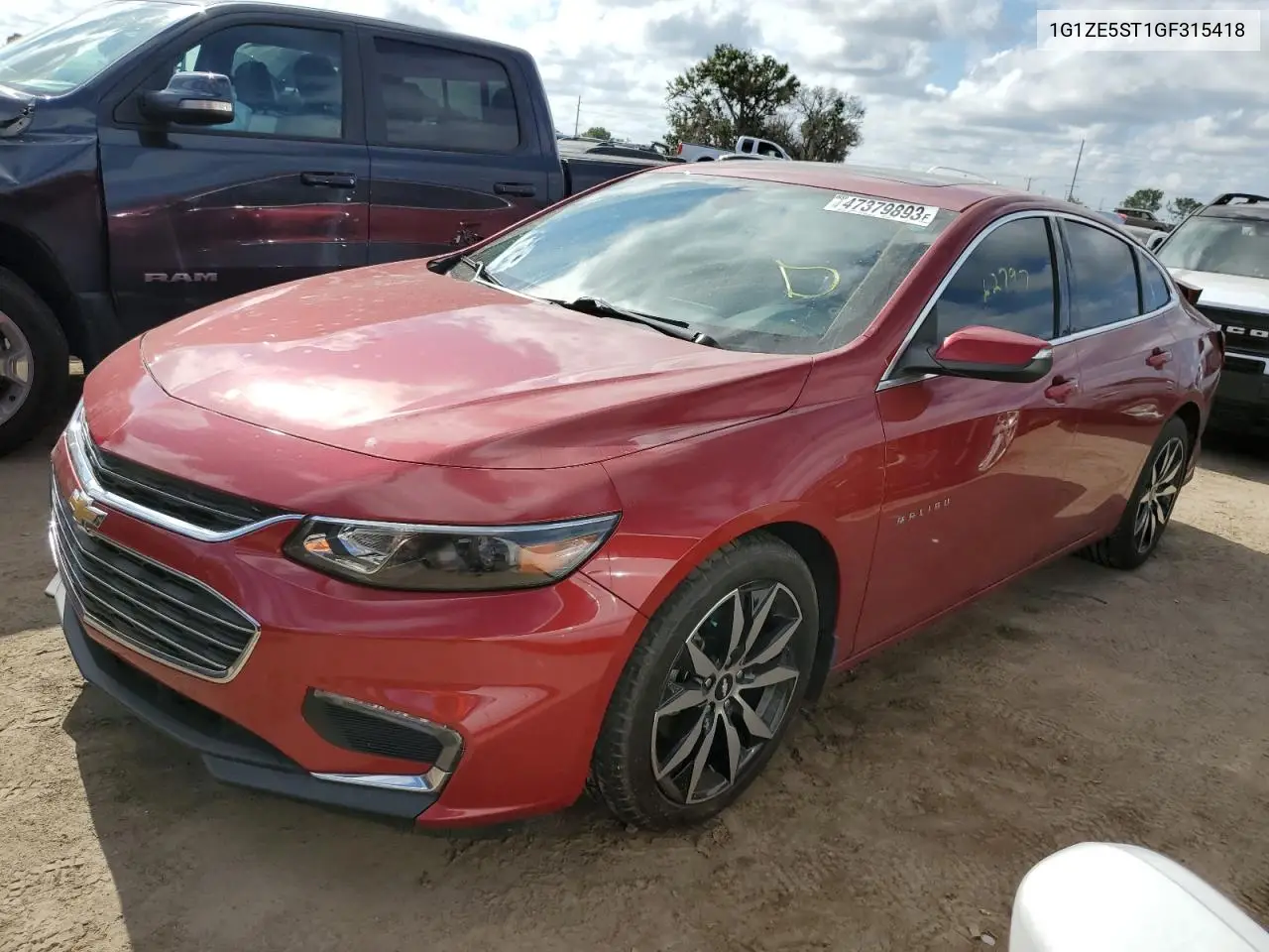 2016 Chevrolet Malibu Lt VIN: 1G1ZE5ST1GF315418 Lot: 47379893