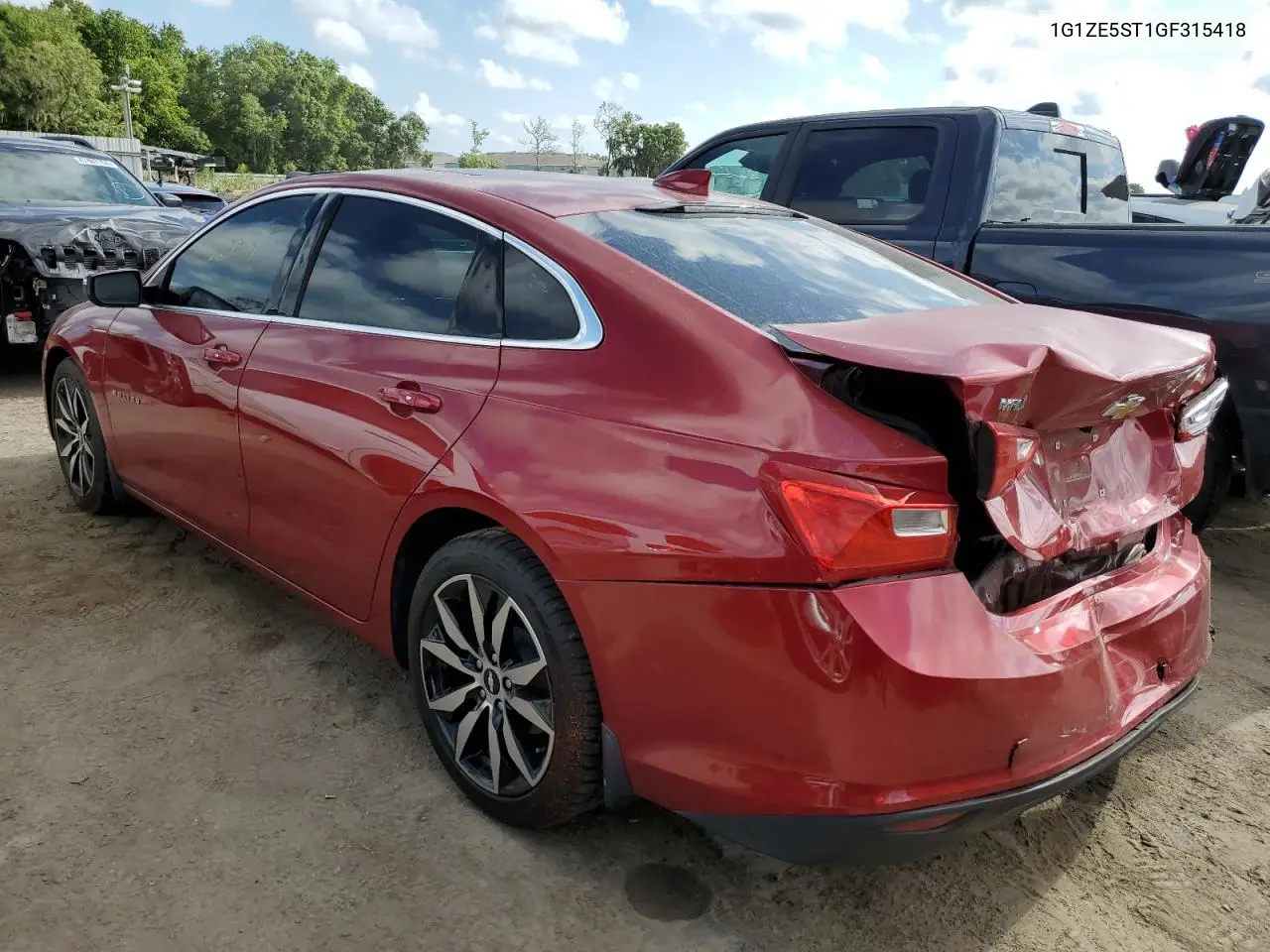 2016 Chevrolet Malibu Lt VIN: 1G1ZE5ST1GF315418 Lot: 47379893