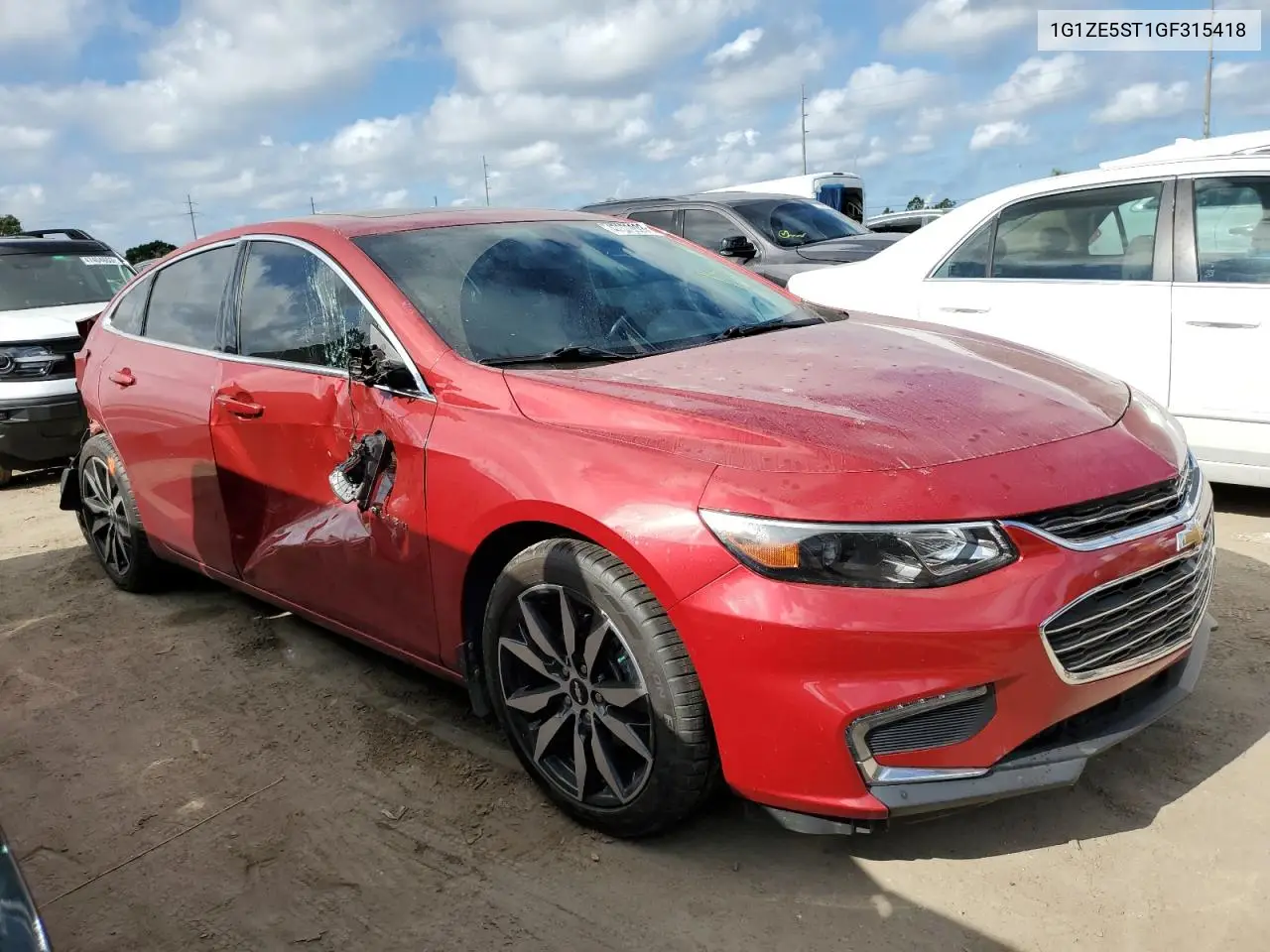 2016 Chevrolet Malibu Lt VIN: 1G1ZE5ST1GF315418 Lot: 47379893