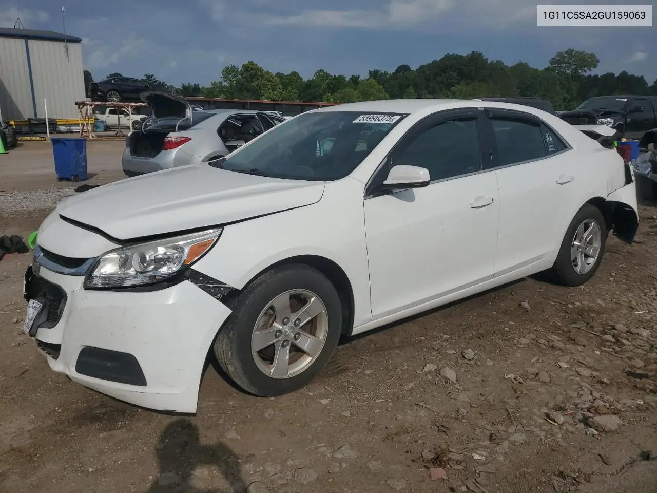2016 Chevrolet Malibu Limited Lt VIN: 1G11C5SA2GU159063 Lot: 55996375