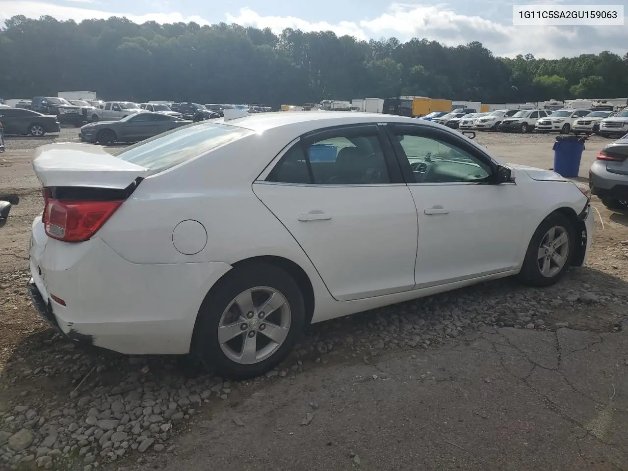 2016 Chevrolet Malibu Limited Lt VIN: 1G11C5SA2GU159063 Lot: 55996375