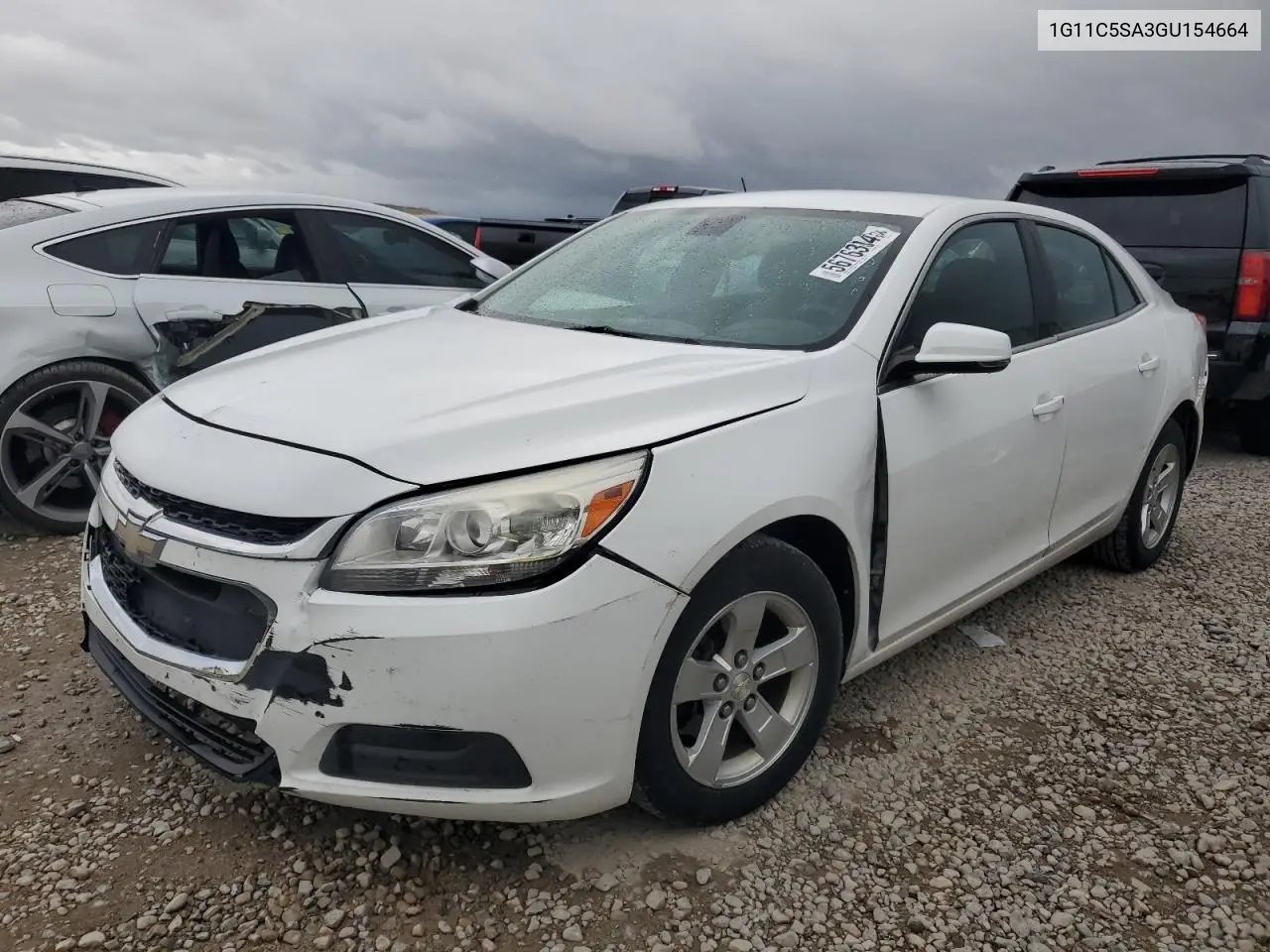 2016 Chevrolet Malibu Limited Lt VIN: 1G11C5SA3GU154664 Lot: 56763045