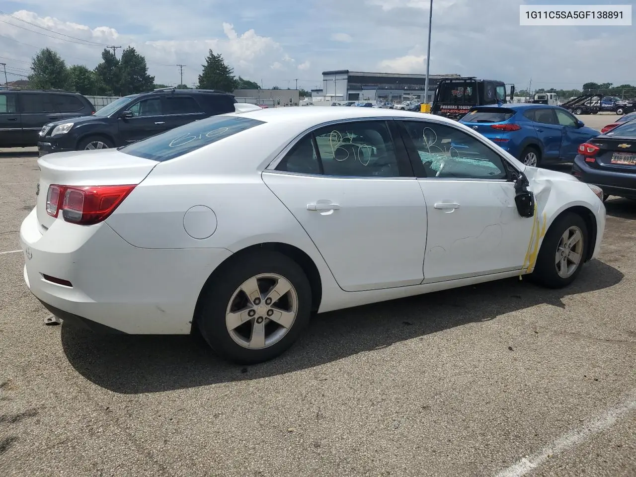 2016 Chevrolet Malibu Limited Lt VIN: 1G11C5SA5GF138891 Lot: 61444645