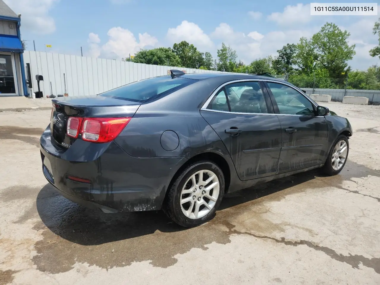 2016 Chevrolet Malibu Limited Lt VIN: 1G11C5SA0GU111514 Lot: 61500335