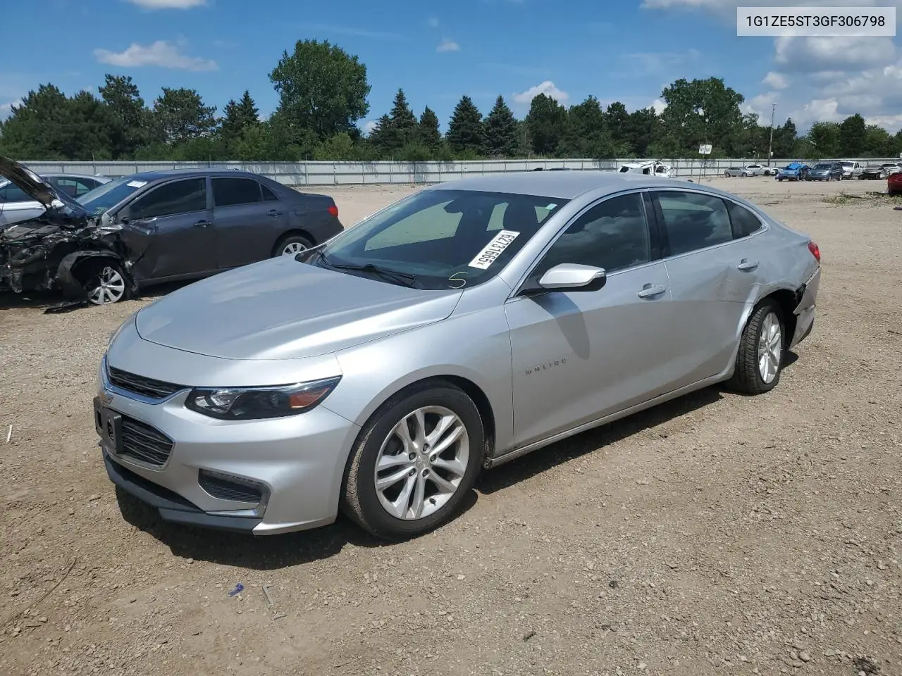 2016 Chevrolet Malibu Lt VIN: 1G1ZE5ST3GF306798 Lot: 62731665