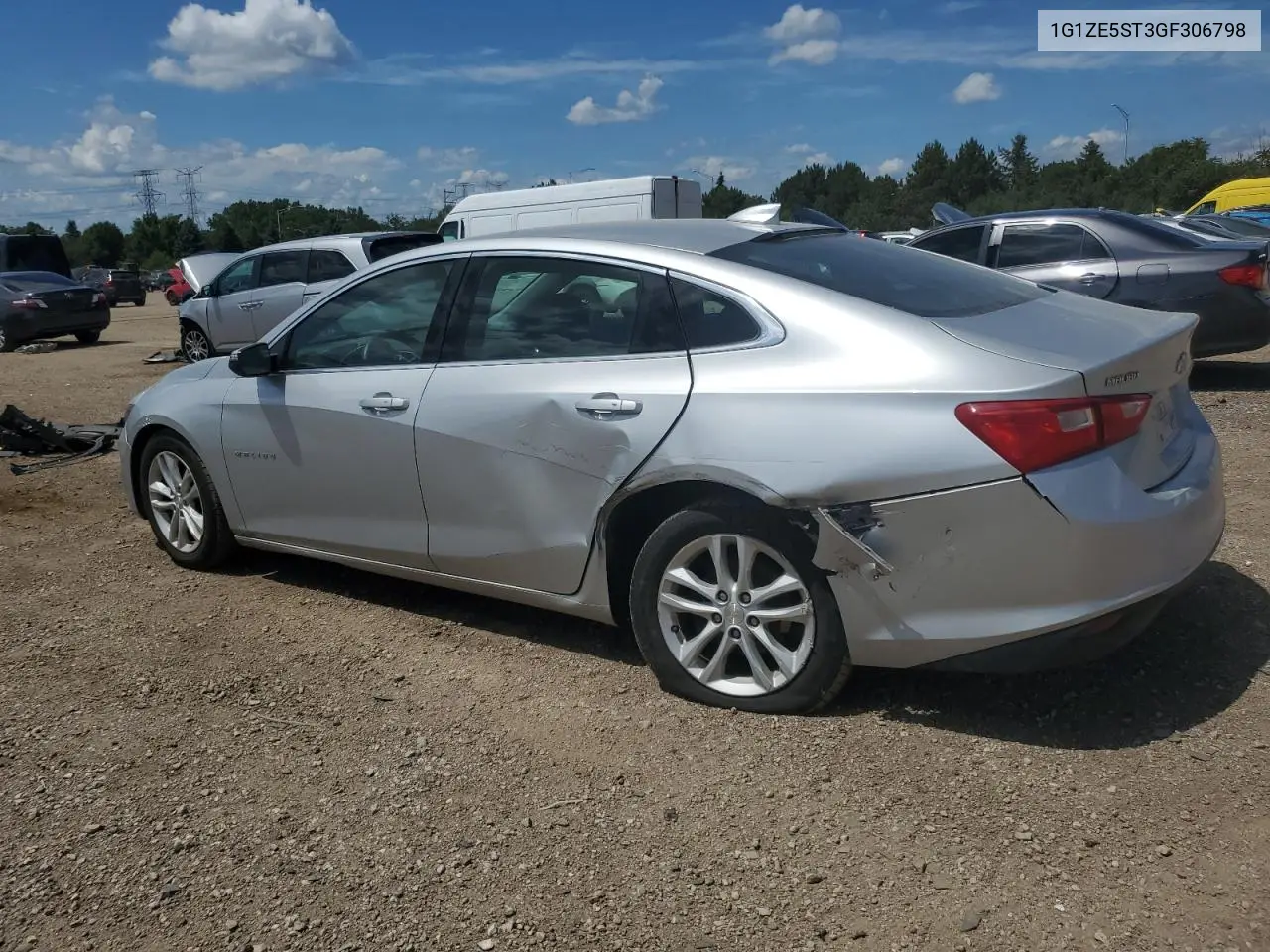 2016 Chevrolet Malibu Lt VIN: 1G1ZE5ST3GF306798 Lot: 62731665