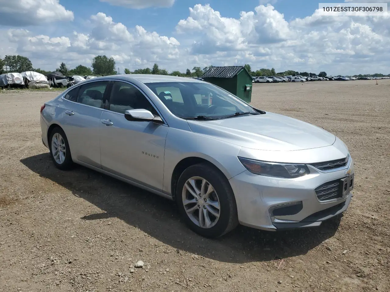 2016 Chevrolet Malibu Lt VIN: 1G1ZE5ST3GF306798 Lot: 62731665