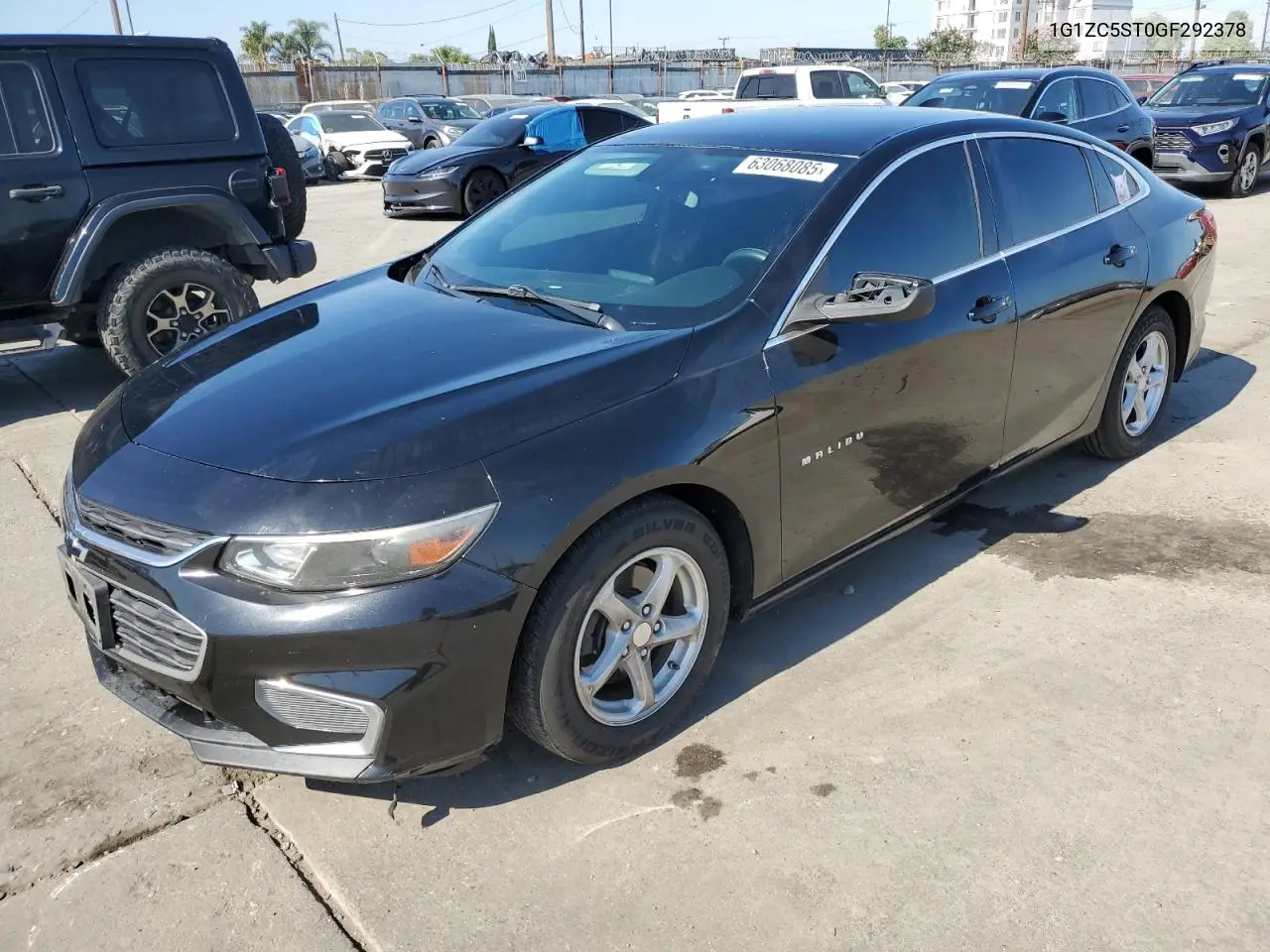 2016 Chevrolet Malibu Ls VIN: 1G1ZC5ST0GF292378 Lot: 63068085