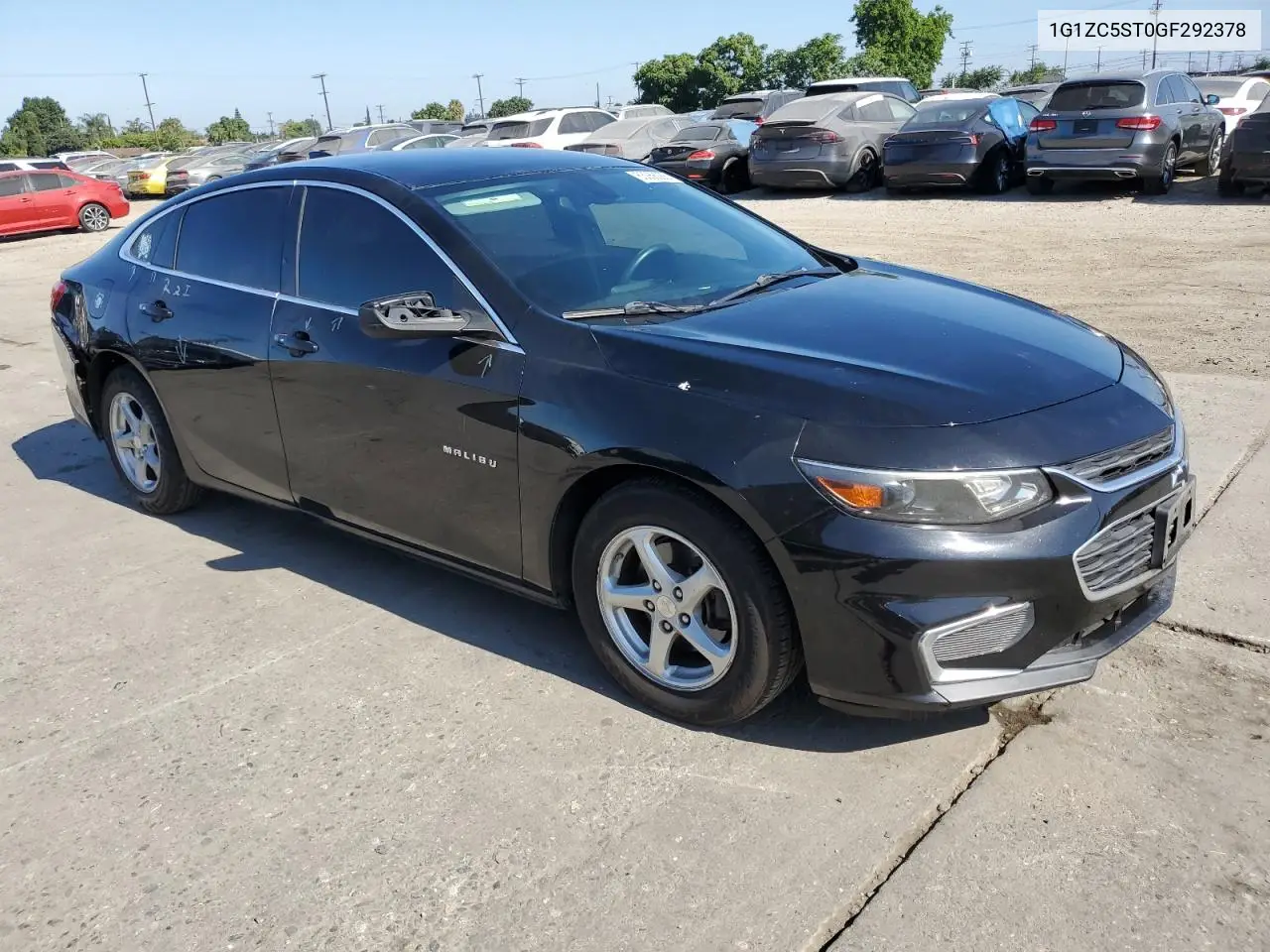 2016 Chevrolet Malibu Ls VIN: 1G1ZC5ST0GF292378 Lot: 63068085