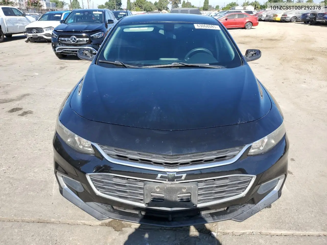 2016 Chevrolet Malibu Ls VIN: 1G1ZC5ST0GF292378 Lot: 63068085