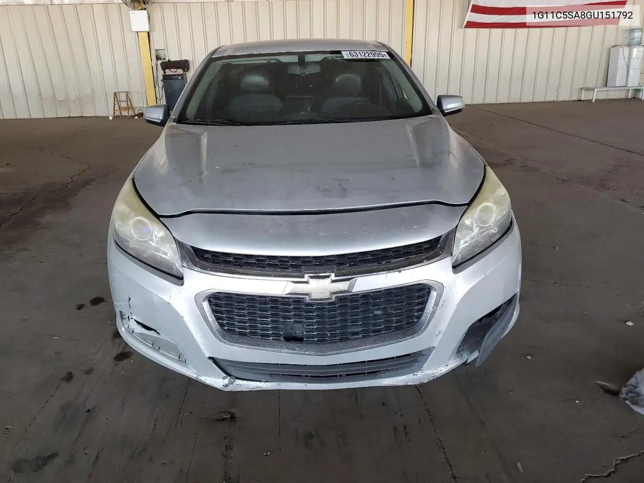 2016 Chevrolet Malibu Limited Lt VIN: 1G11C5SA8GU151792 Lot: 63122995