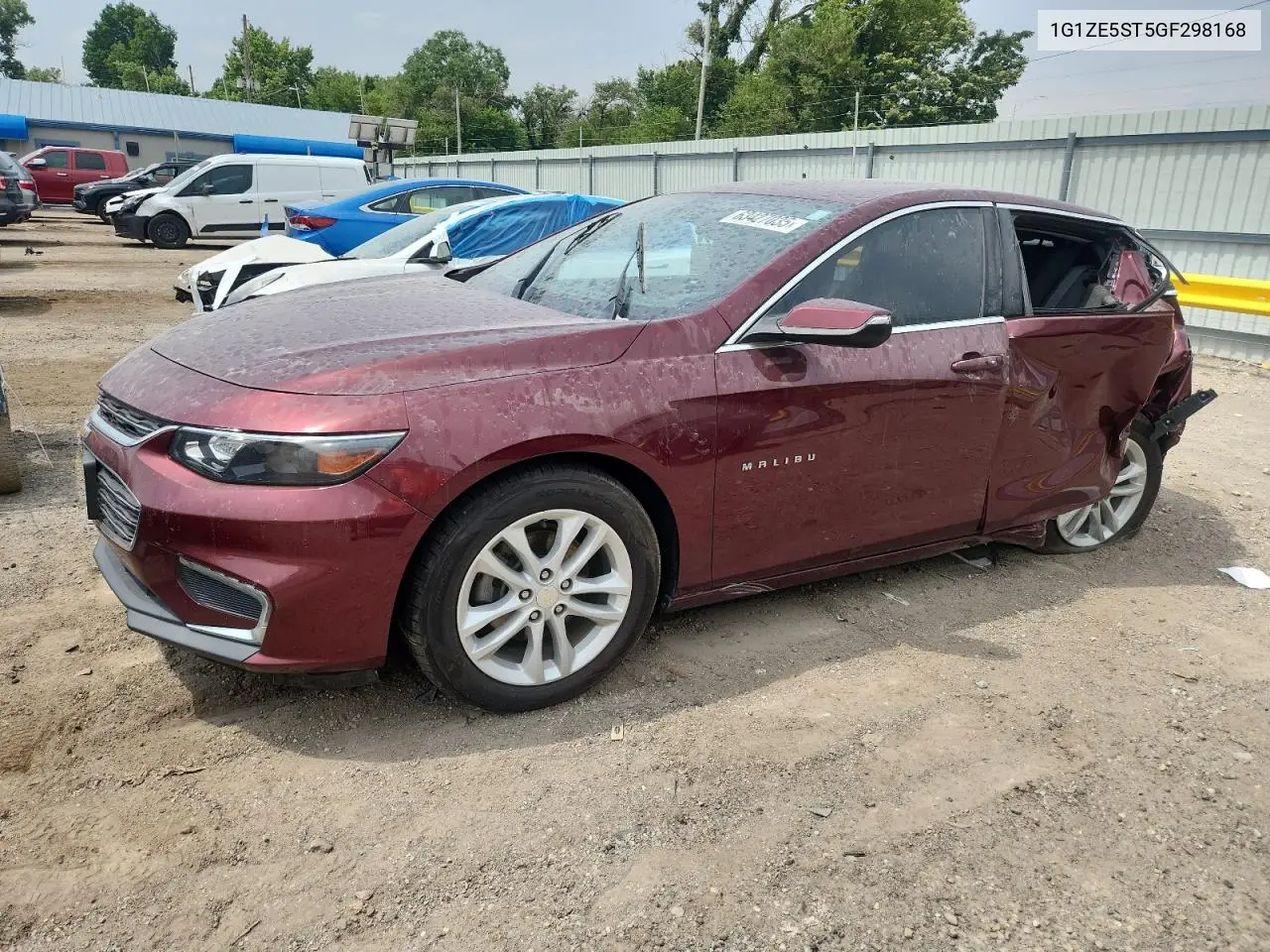 2016 Chevrolet Malibu Lt VIN: 1G1ZE5ST5GF298168 Lot: 63427035