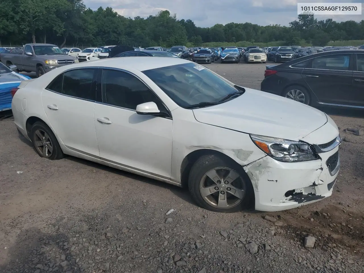 2016 Chevrolet Malibu Limited Lt VIN: 1G11C5SA6GF129570 Lot: 65796915