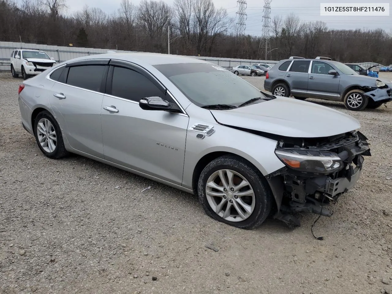 2017 Chevrolet Malibu Lt VIN: 1G1ZE5ST8HF211476 Lot: 42608355