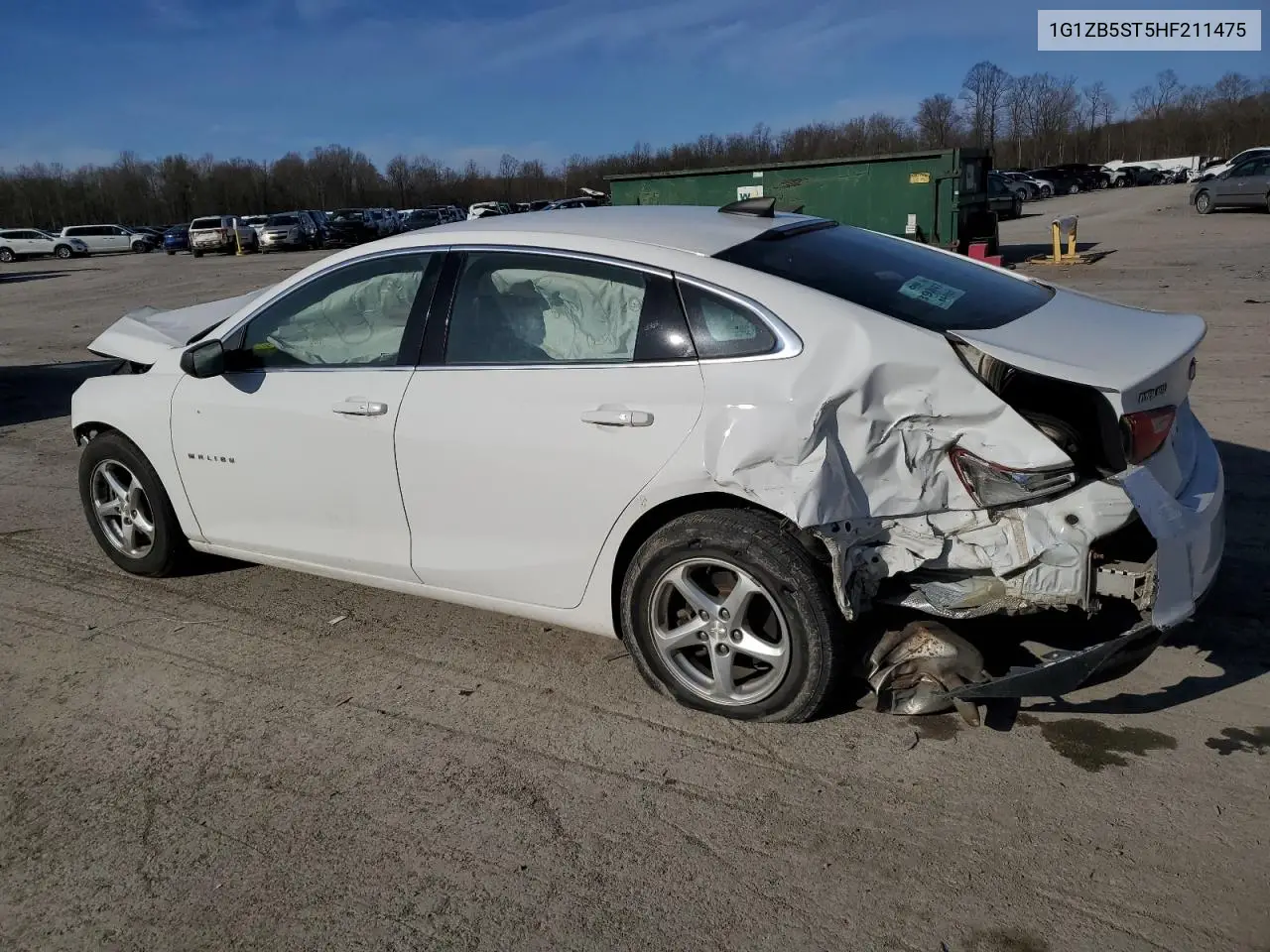 2017 Chevrolet Malibu Ls VIN: 1G1ZB5ST5HF211475 Lot: 50361055