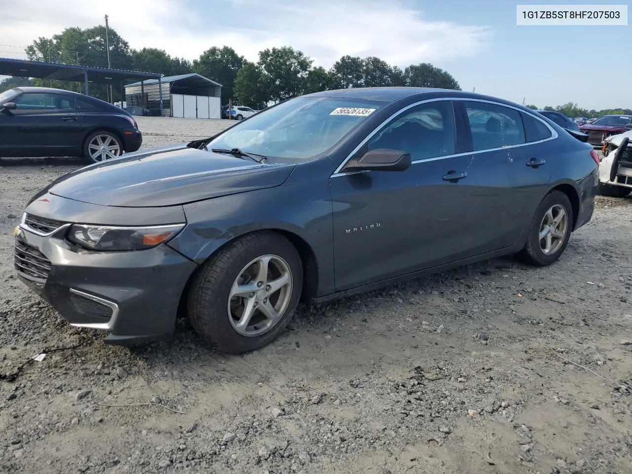 2017 Chevrolet Malibu Ls VIN: 1G1ZB5ST8HF207503 Lot: 56526135