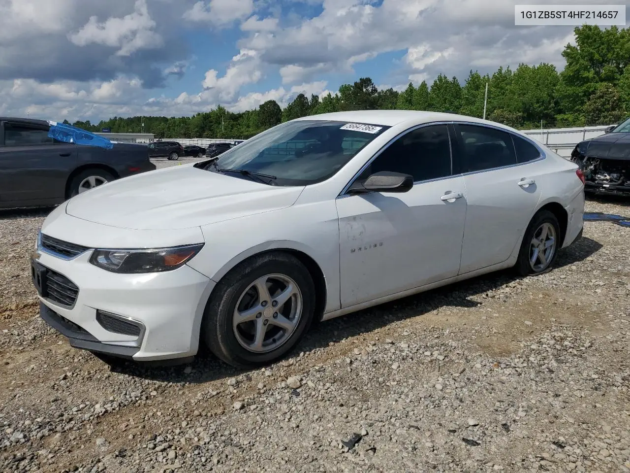 2017 Chevrolet Malibu Ls VIN: 1G1ZB5ST4HF214657 Lot: 56647365